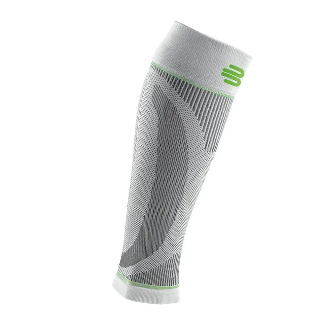 Bauerfeind Sports Comp Sleeves Legg Hvit, Small, Kort 