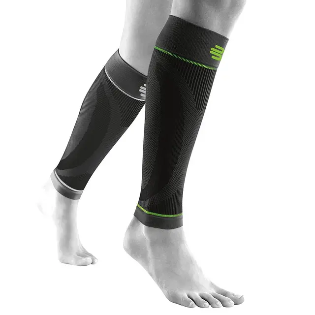 Bauerfeind Sports Comp Sleeves Legg Sort, Medium, Lang 
