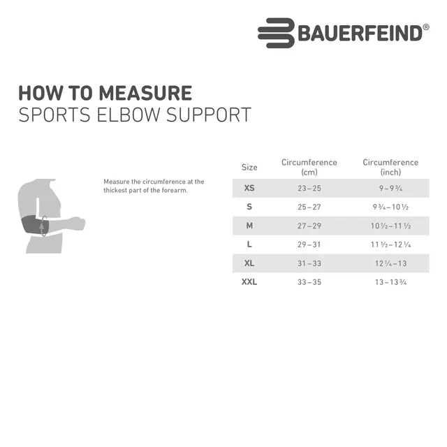 Bauerfeind Sports Elbow Support Rivera, Small 