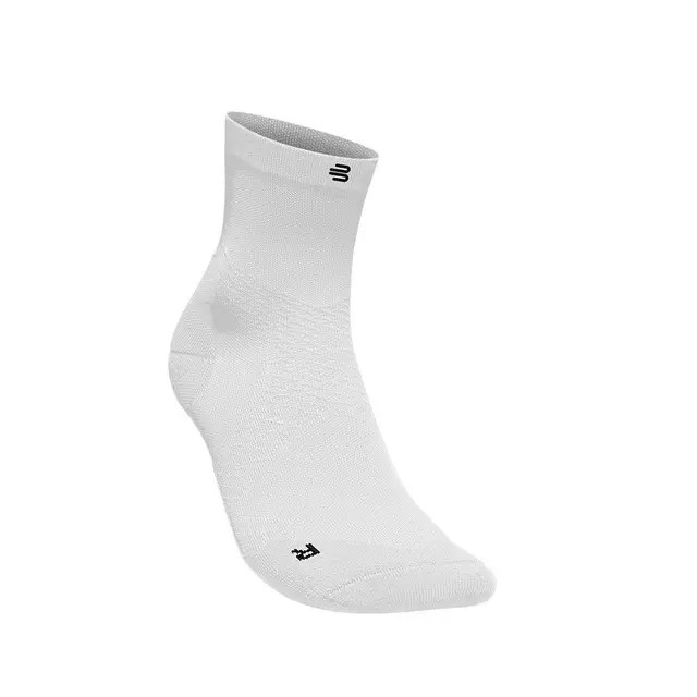 Bauerfeind Ultralight Mid Cut Socks Herre, Hvit, Str. 41-43 
