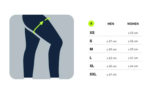 Bauerfeind Sports Comp Tights Lang Dame Antrasitt Str. XS 