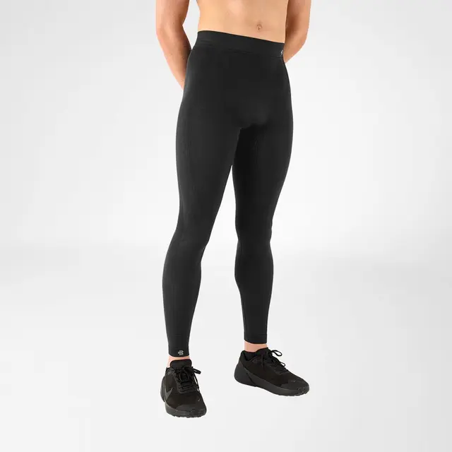 Bauerfeind Sports Comp Tights Lang Herre Antrasitt Str. S 