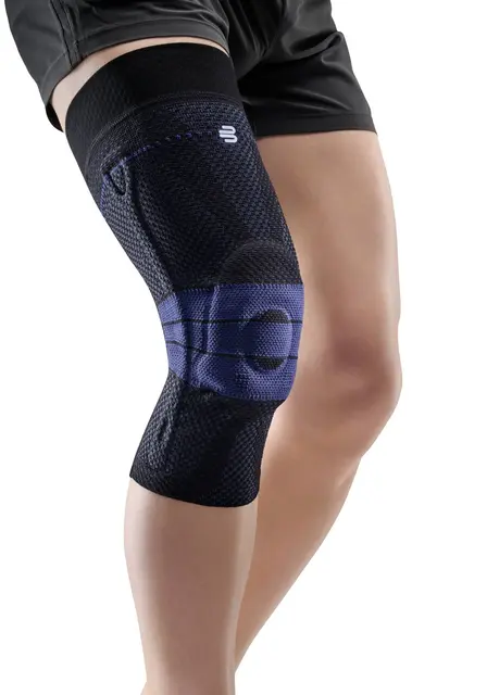 Bauerfeind GenuTrain m/ Silikonbånd Sort Str. 0 