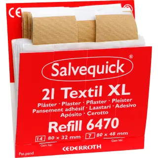 Salvequick XL Tekstilplaster 21 stk