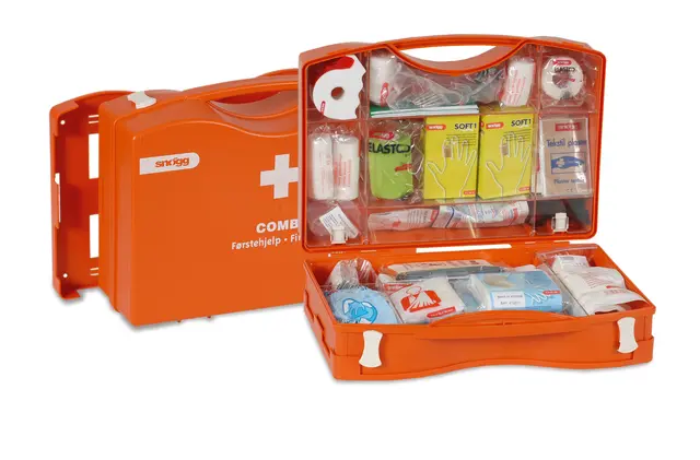 Snøgg Combi Førstehjelpskoffert H: 29 cm, B: 39,5 cm, D: 13,5 cm 