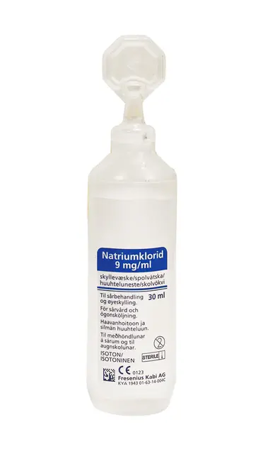 Snøgg Øyeskylle 30 ml (Nacl 9 mg/ml) 