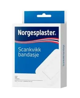Scankvikk Bandasje Hvit 5x7,5 cm 5 stk