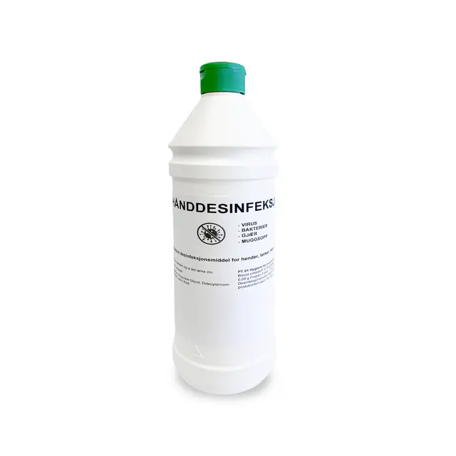 Hånddesinfeksjon 1 L x 12 Eske med 12 flasker 