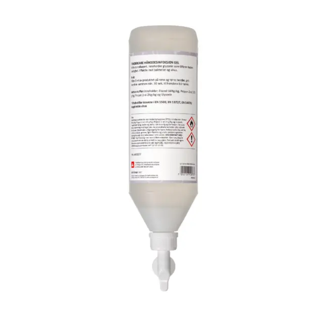 Tendercare Hånddesinfeksjon 85% Gel Dispenser, 1 Liter. 