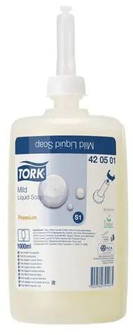Tork S&#229;pe Mild Flytende S1 1 Liter Kartong 6 x 1 Liter
