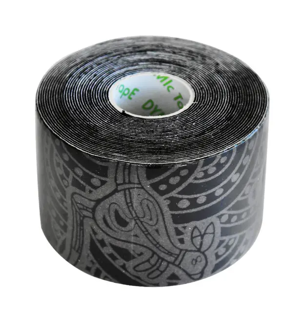 Dynamic Tape ECO 5 cm grey/black tatoo 5 cm x 5 m 