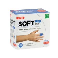 Sn&#248;gg Soft NEXT 6 cm x 4,5 m Bl&#229; Limfritt plaster - Lateksfri