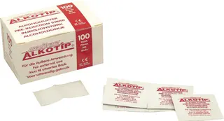 Alkoholswab Injeksjonst&#248;rk 100 stk. - 70% isopropylalkohol