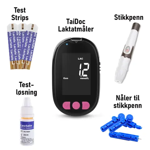 TaiDoc Laktatmåler Startpakke