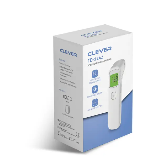TaiDoc Termometer Berøringsfritt Pannetermometer 