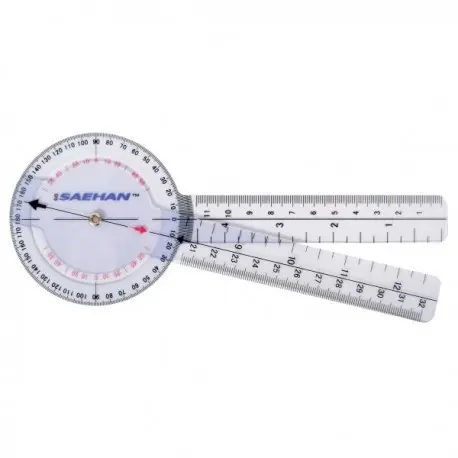 Vinkelmåler/ Goniometer 20 cm 0° til 360° pr 1° 