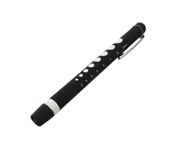 Pennelykt Med Puppilskala. Metall. LED Forkrommet Messing i Etui