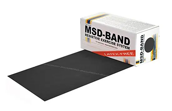 MoVeS Lateksfri Treningsbånd 5,5 m 5,5 m - Sort 