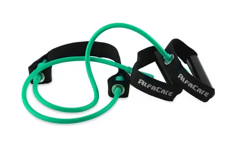 AlfaCare Exertube 140 cm Medium Gr&#248;nn Med tekstilforsterker