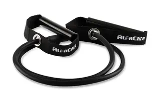 AlfaCare Exertube 140 cm X-Hard Sort Uten tekstilforsterker