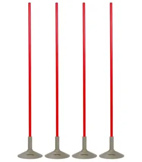 Slalomporter 150 cm 4 Stk. Til bruk innend&#248;rs