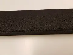 Gulv - Endelist gummirampe 2,5x8x100 cm