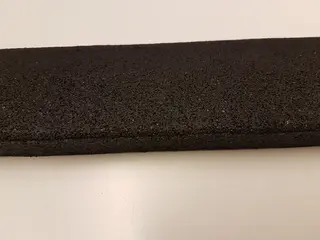 Gulv - Endelist gummirampe 2,5x8x100 cm