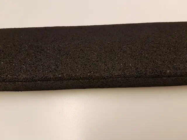 Gulv - Endelist gummirampe 2,5x8x100 cm 