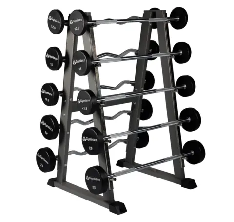 Gymleco Rack for10 Fastmonterte stenger