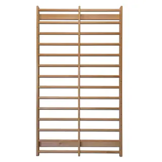 Premium Ribbevegg 265x150 cm 2 seksjoner | Avstand 15,5 cm | B&#248;k