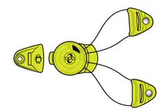 BOA 1&quot; Riveted Dynamic Strap S (L5)