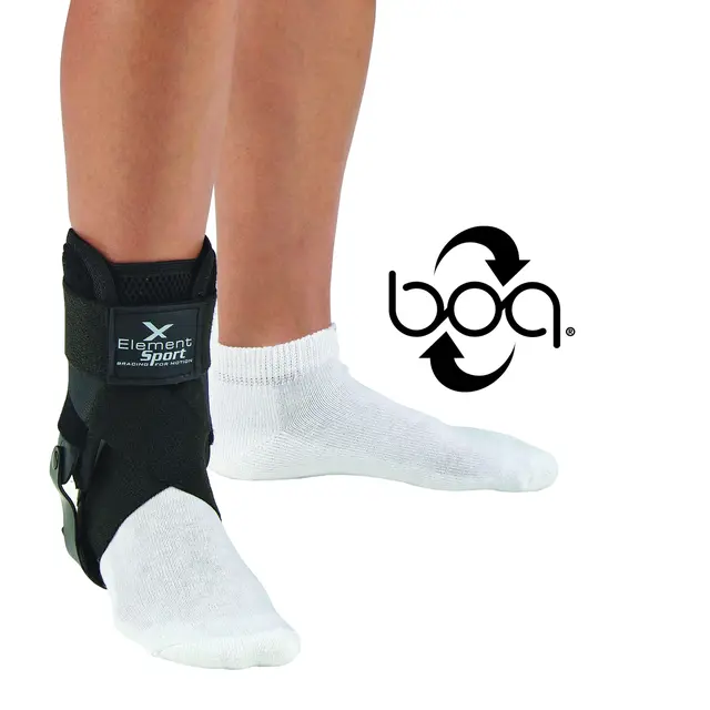DeRoyal AB2150 Høyre L Elastisk Sport Ankel BOA 