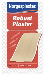 Norgesplaster Robust Plaster, Tekstil 60 x 100 mm. 10 stk pr eske (enhet).