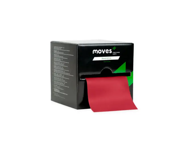 MoVeS Träningsband 45,5 m Rød Medium/ rød 