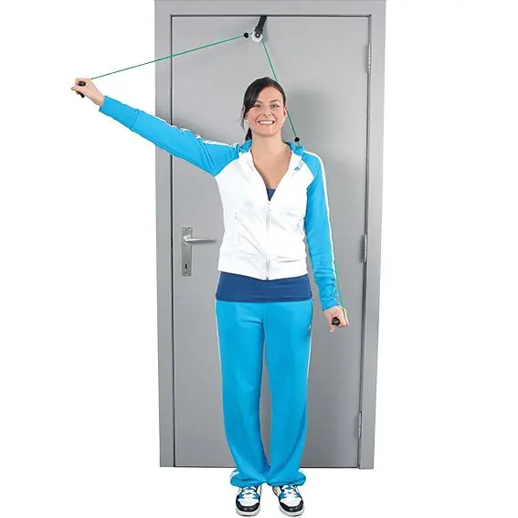 MoVeS Shoulder Rope Pulley Med Ergonomisk Håndtak 