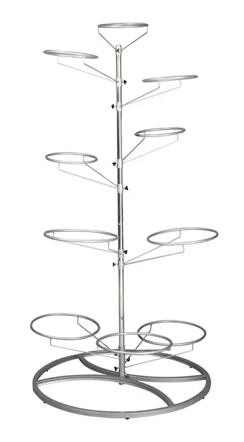 Ballstand for 10 baller 195x100cm Justerbar for hver ball 